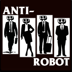 Anti-Robot Black Flag