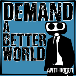 Demand-better-blue-bg-male-robot