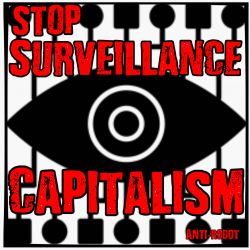 82-stop surveillance-capitalism.  Anti-Robot Army Stickers