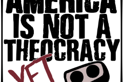 America is NOT a Theocracy, yet
